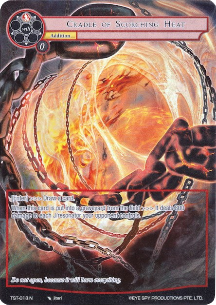 Cradle of Scorching Heat