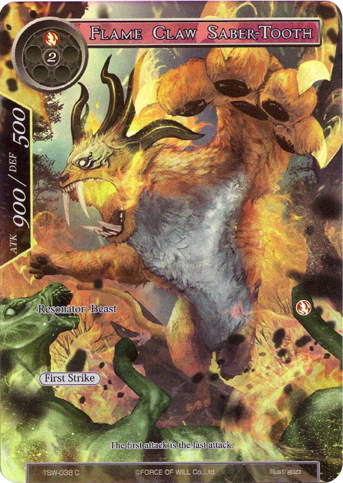 Flame Claw Saber-Tooth