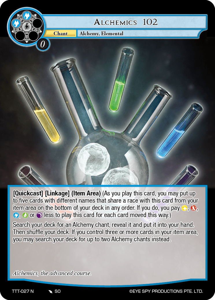 Alchemics 102