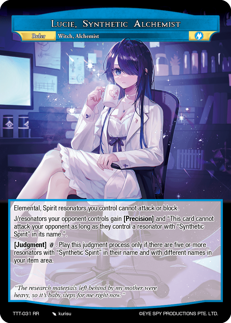 Lucie, Synthetic Alchemist