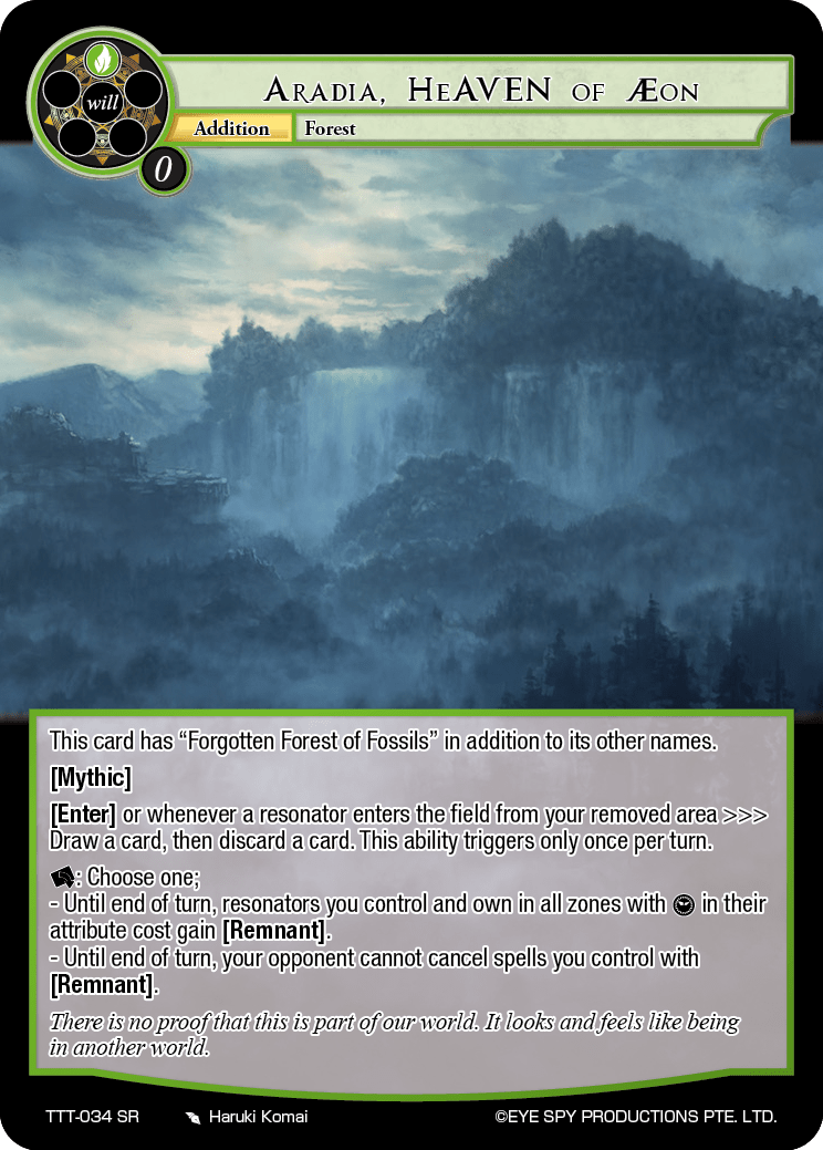 Aradia, HeAVEN of Æon