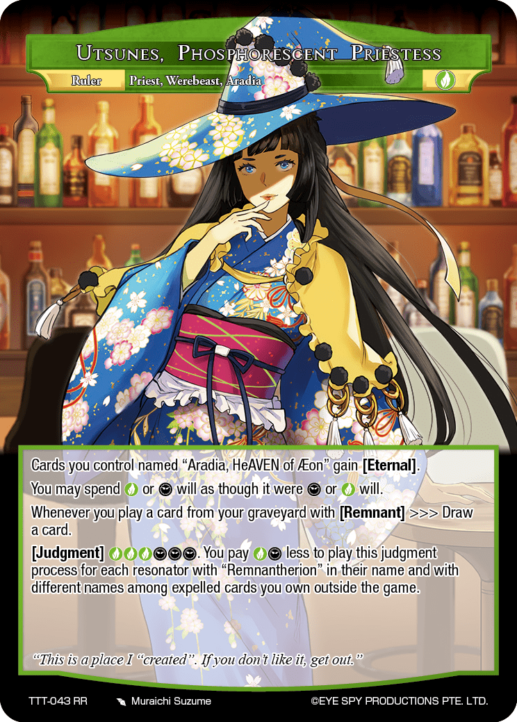 Utsunes, Phosphorescent Priestess