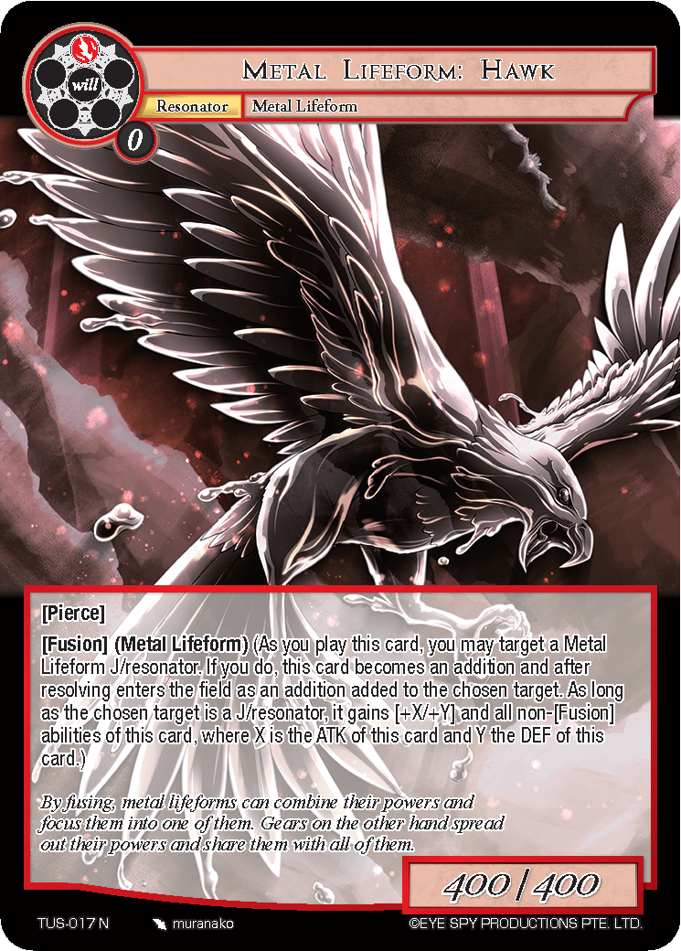 Metal Lifeform: Hawk