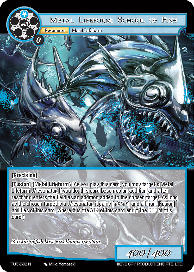 Metal Lifeform: School of Fish