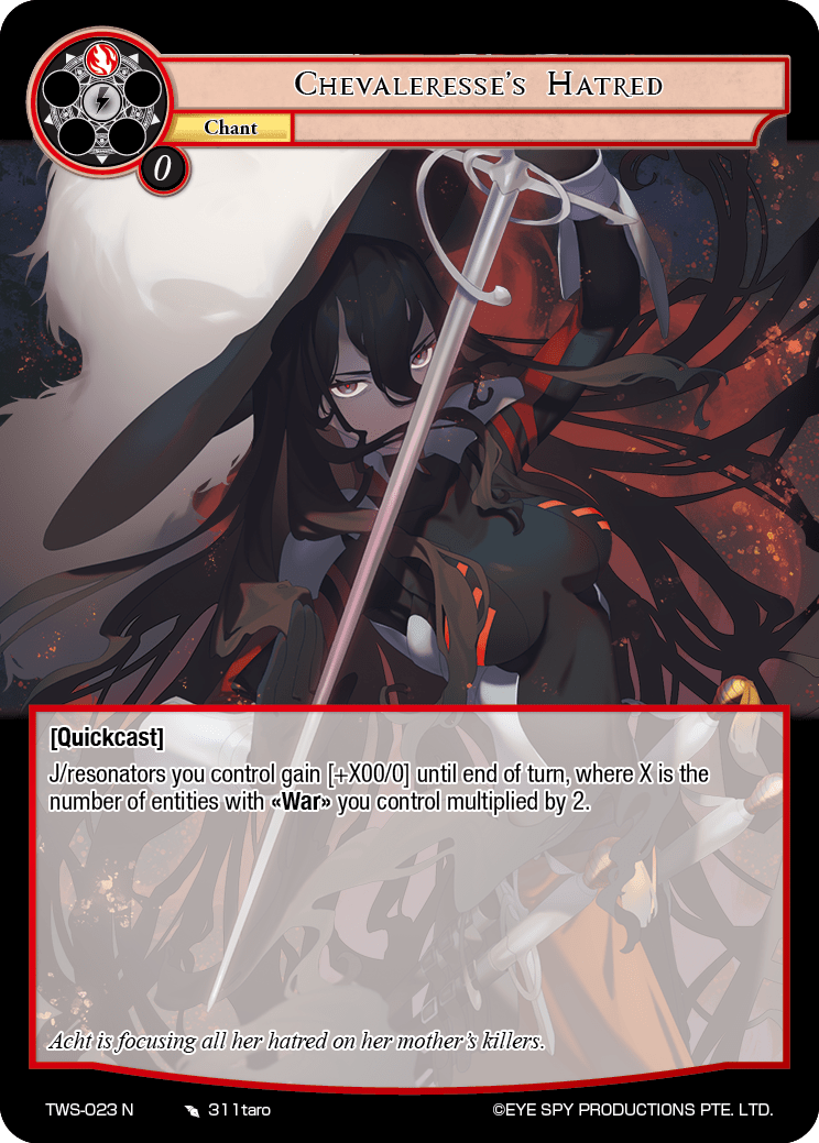 Chevaleresse's Hatred