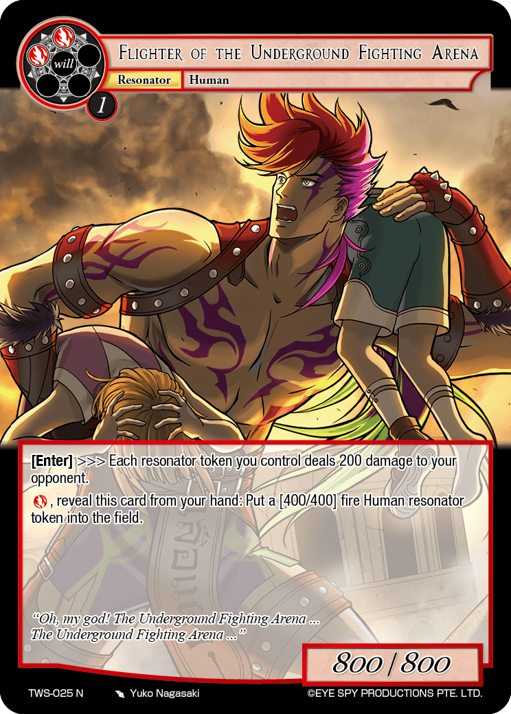 Flighter of the Underground Fighting Arena