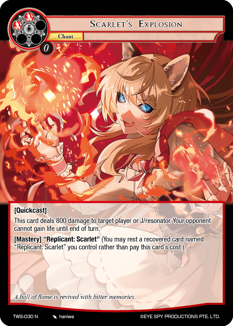 Scarlet's Explosion