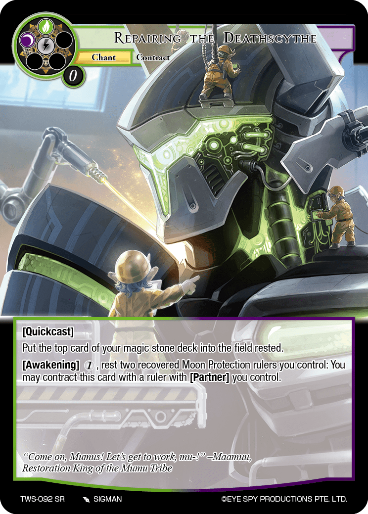 Repairing the Deathscythe